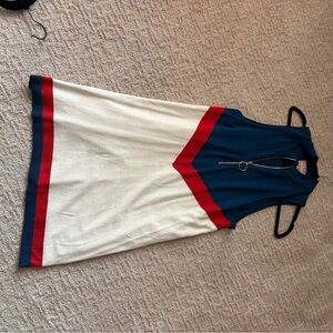 Show Me Your MuMu 4th of July theme Zip-Up Sleeveless mini dress